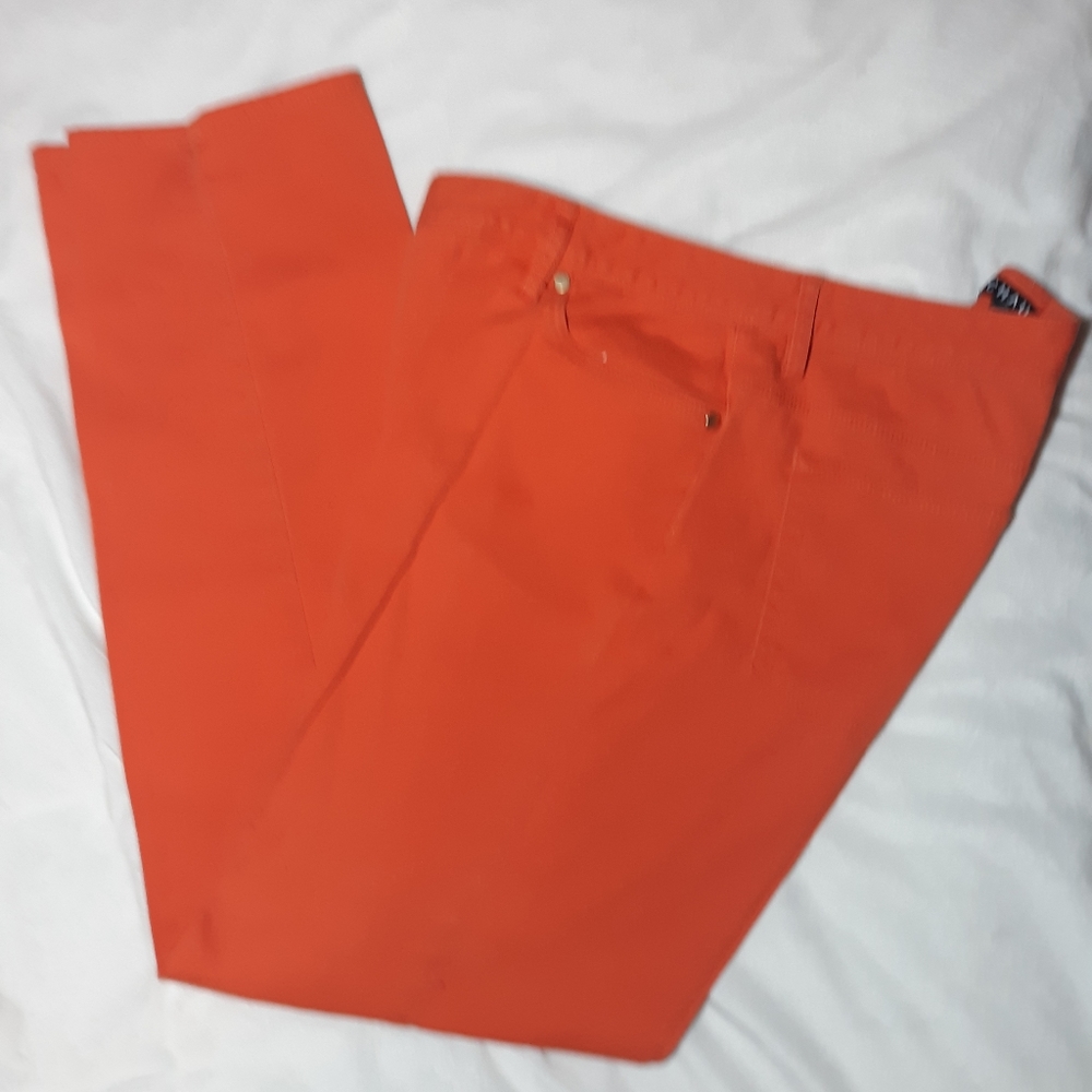 Orange Chaus size 10 pants